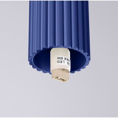 Plafon ryflowany HALO IP44 ultramaryna SL.1738 Sollux (SL.1738)